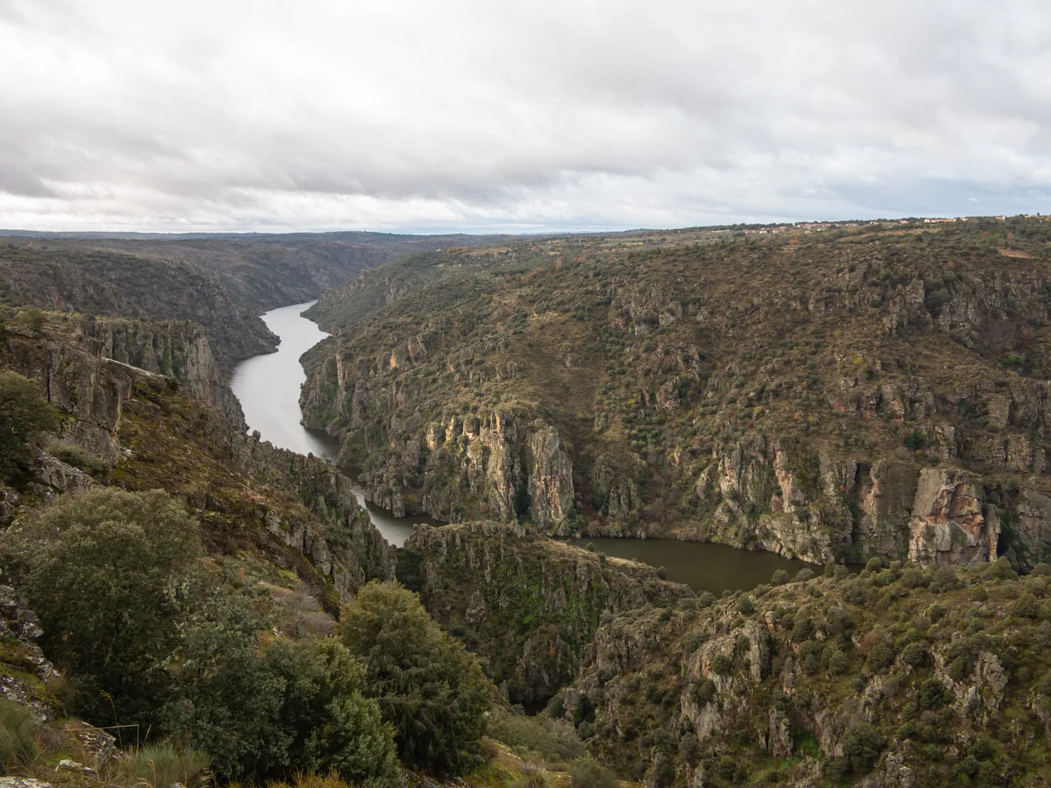 Mirador de las Barrancas de Fariza sobre el cañón del Duero fronterizo